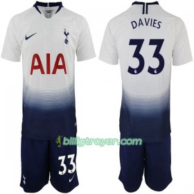 Billige Fotballdrakter Tottenham Hotspur Davies 33 Barn Hjemmedraktsett 2018/19 Kortermet